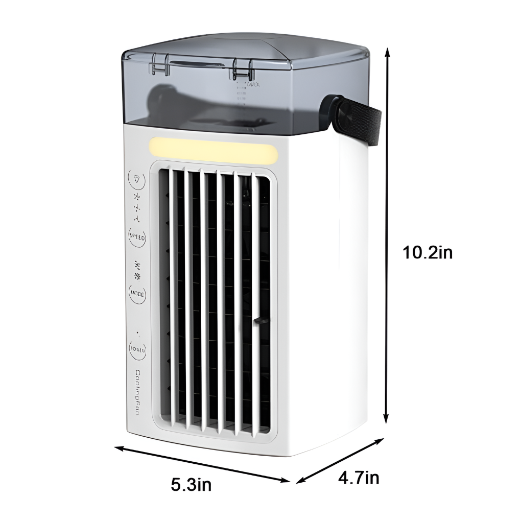 Emeja | Draagbare Mini Luchtkoeler Ventilator met Handvat