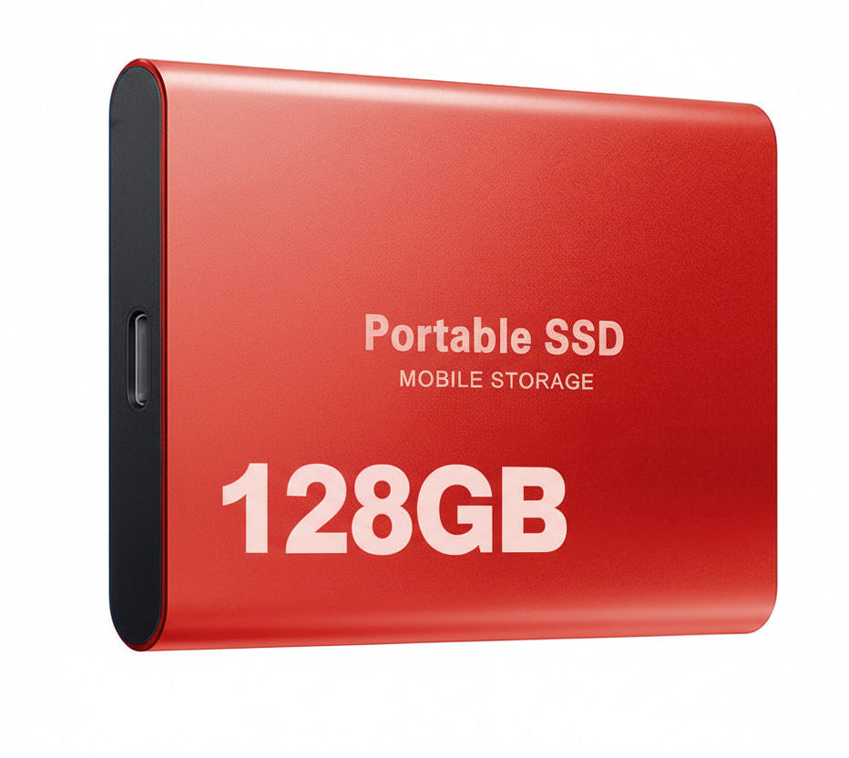 Emeja | Draagbare SSD 128GB Externe Opslag Compact Snel Beste Kwaliteit