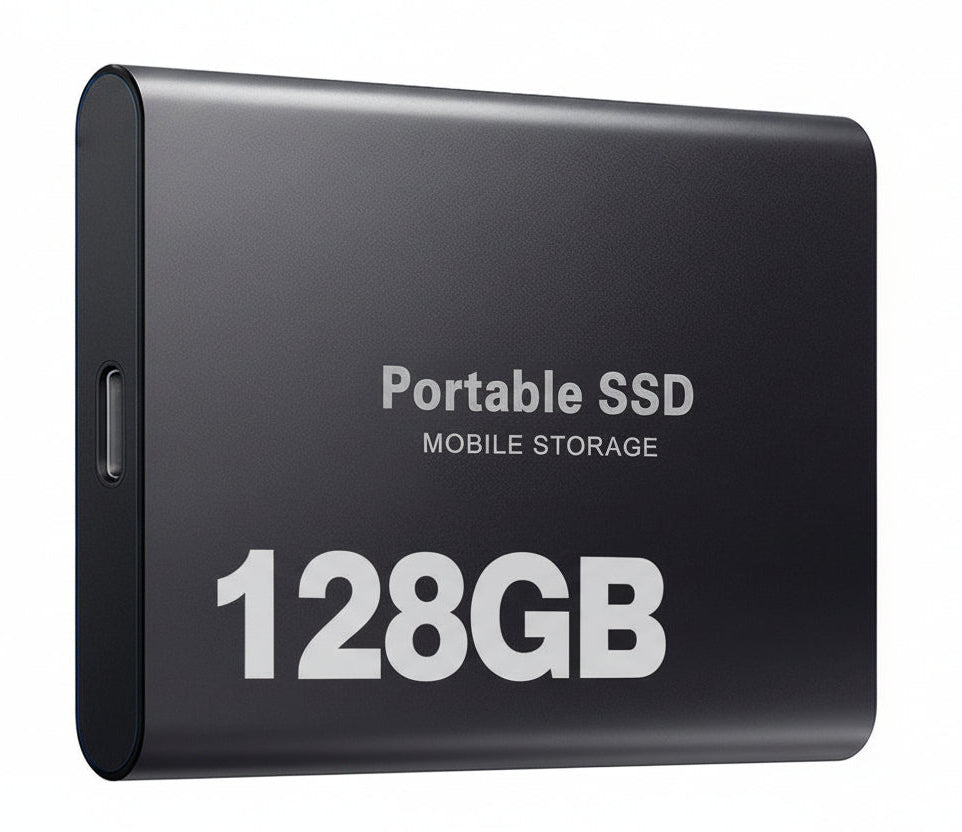 Emeja | Draagbare SSD 128GB Externe Opslag Compact Snel Beste Kwaliteit