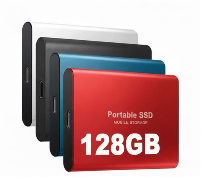 Emeja | Draagbare SSD 128GB Externe Schijf Compact Snel Beste Kwaliteit