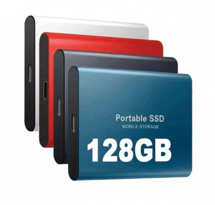 Emeja | Draagbare SSD 128GB Externe Schijf Compact Snel Beste Kwaliteit