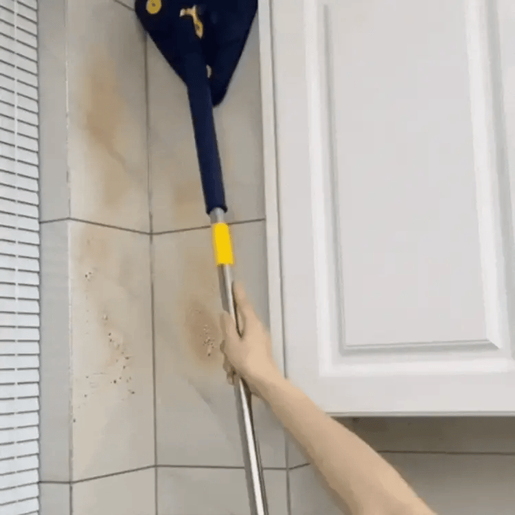 Emeja | Driehoekige Draaibare Mop met Verstelbare Handgreep