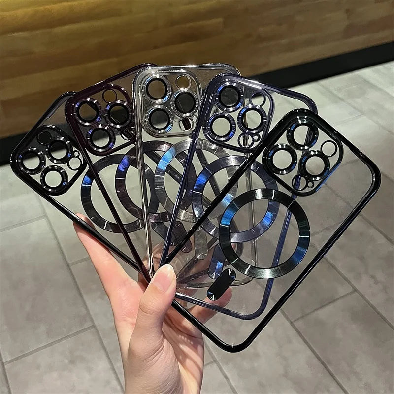 Emeja | Duidelijke Zachte Magnetische Hoes voor iPhone