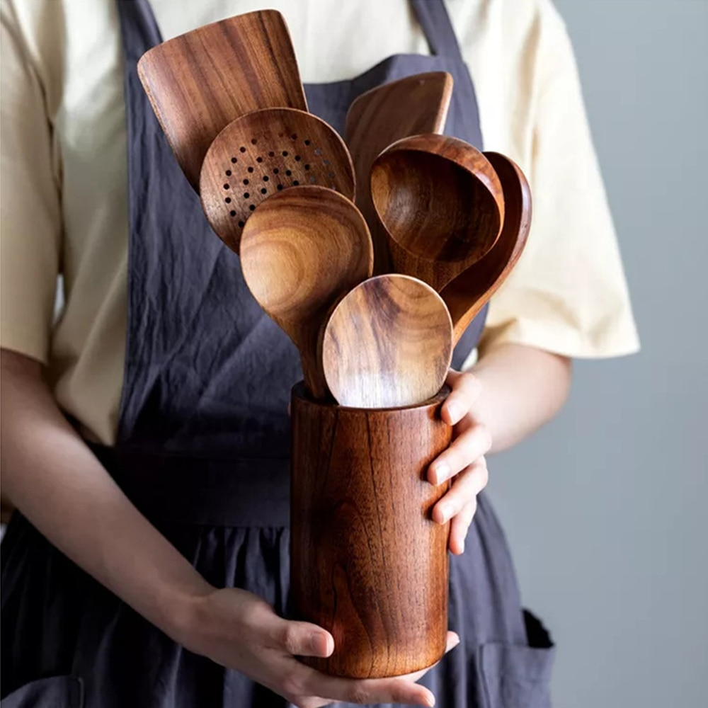 Emeja | Ecochef – Teakhouten Keukengerei Set