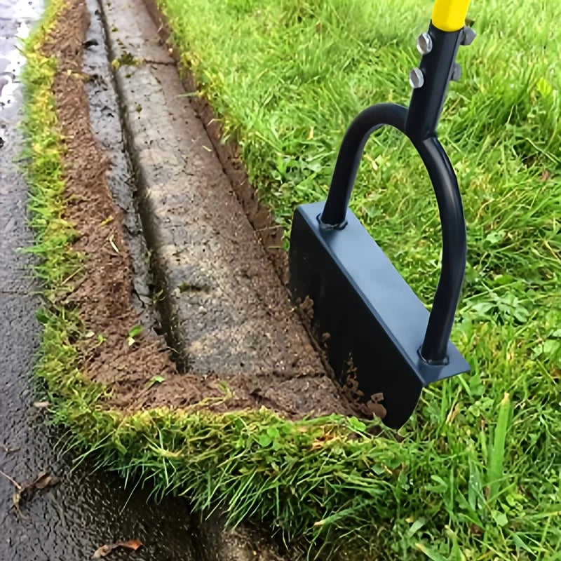 Emeja | EdgeMaster Graskantensnijder | Halve Maan Ontwerp met Golfrand | Handgereedschap voor Schone Graskanten & Bedden
