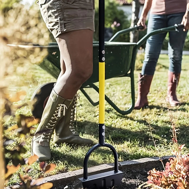 Emeja | EdgeMaster Graskantensnijder | Halve Maan Ontwerp met Golfrand | Handgereedschap voor Schone Graskanten & Bedden