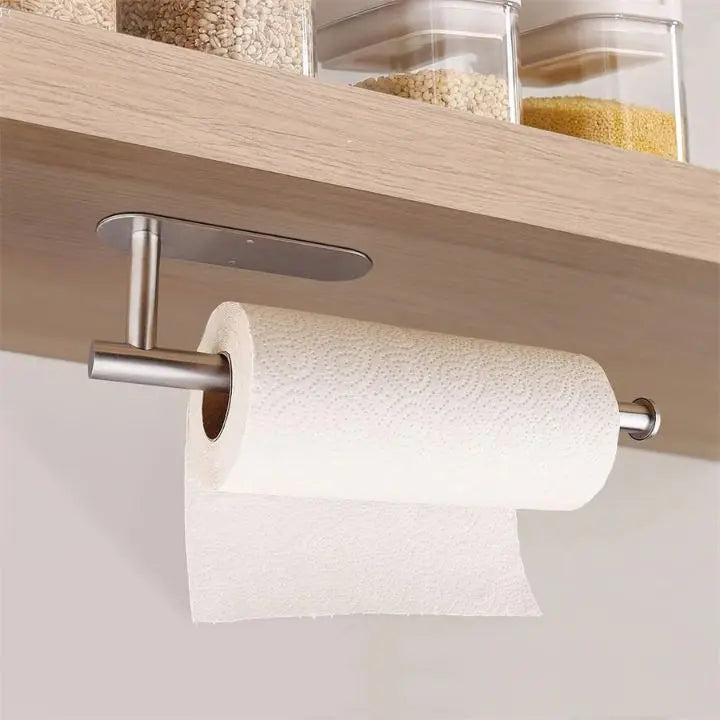 Emeja | Elegante Wandkeuken Papieren Handdoekhouder – zonder boren & ruimtebesparend