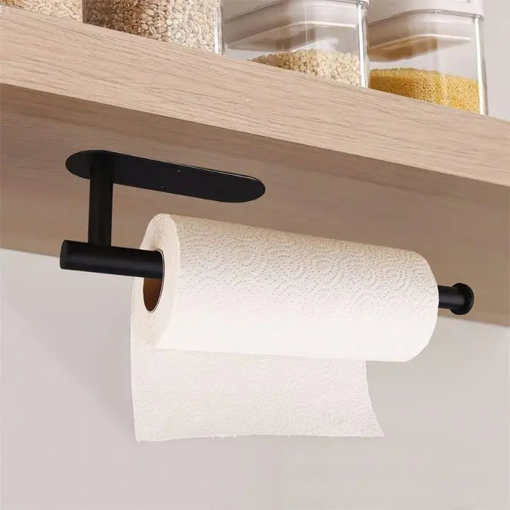 Emeja | Elegante Wandkeuken Papieren Handdoekhouder – zonder boren & ruimtebesparend