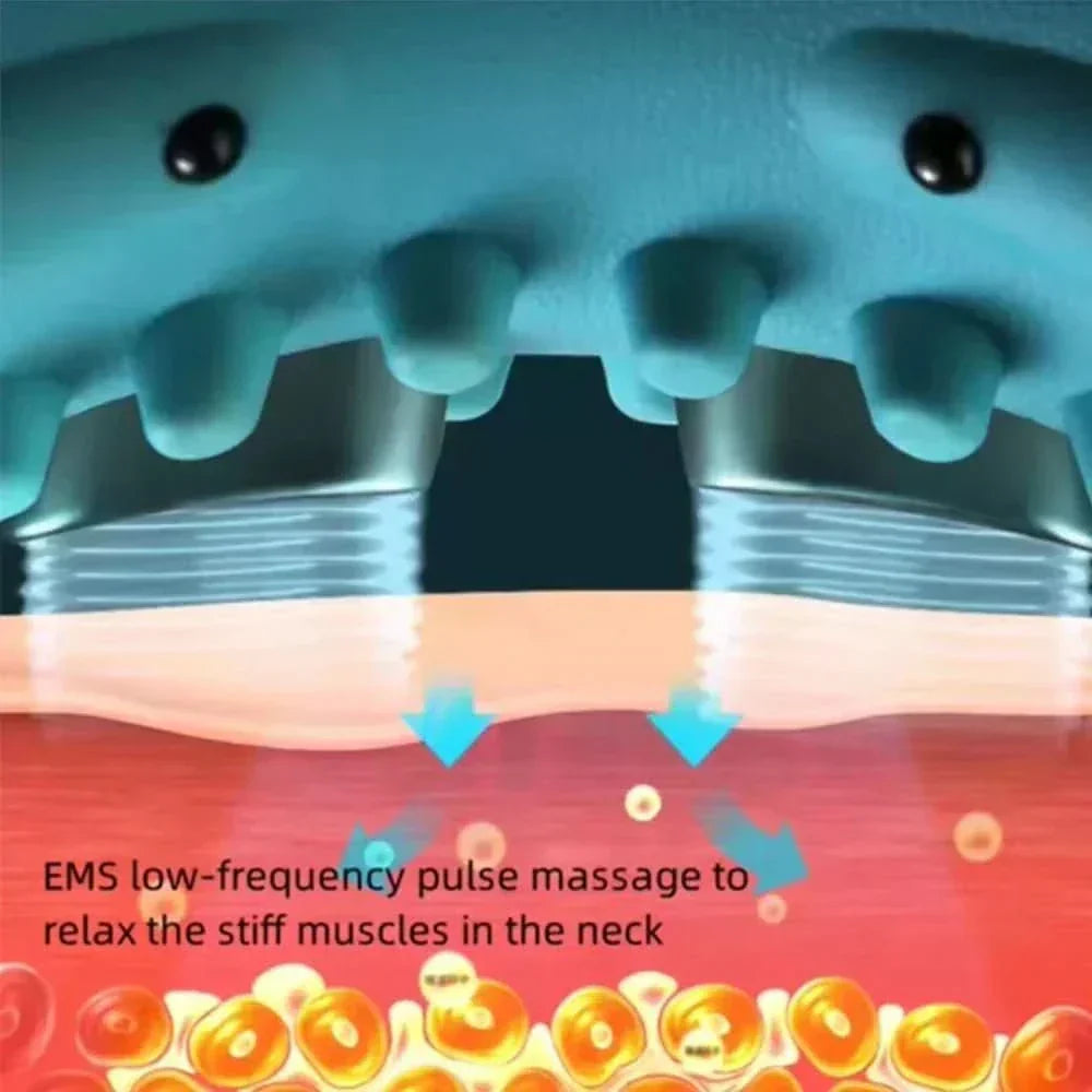 Emeja | EMS Nekmassager met Acupressuur en Traction voor Pijnverlichting