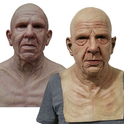 Emeja | Eng Oude Man Masker – Realistisch Latex Halloween Masker voor Volwassenen