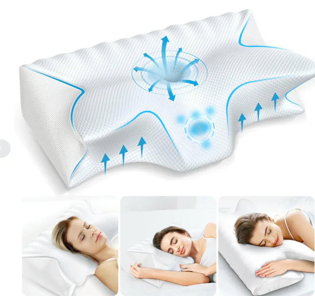 Emeja | Ergonomisch Contour Kussen voor Nekpijn Verlichting