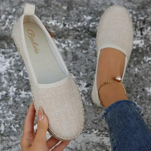 Emeja | Espadrilles, plat, lichtgewicht, canvas schoenen, zomerschoenen