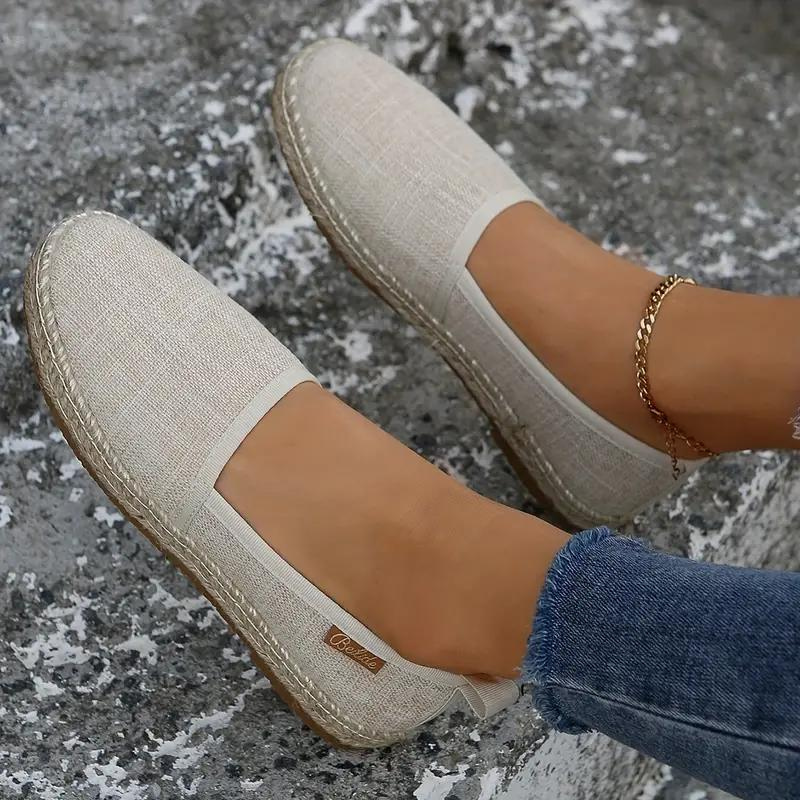 Emeja | Espadrilles, plat, lichtgewicht, canvas schoenen, zomerschoenen