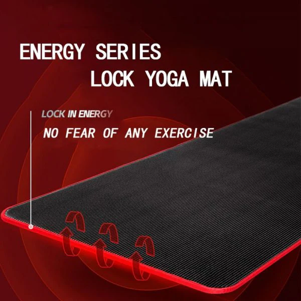 Emeja | Fitnessmat voor Mannen - Hoge Dichtheid Oefening Yoga Antislipmat voor Gym Thuis