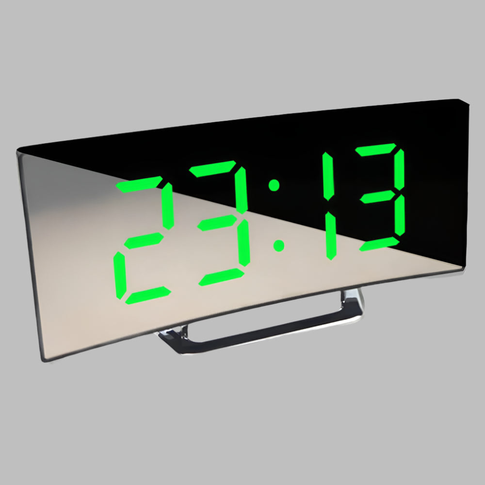 Emeja | Gebogen Display LED Wekker met Sluimerfunctie