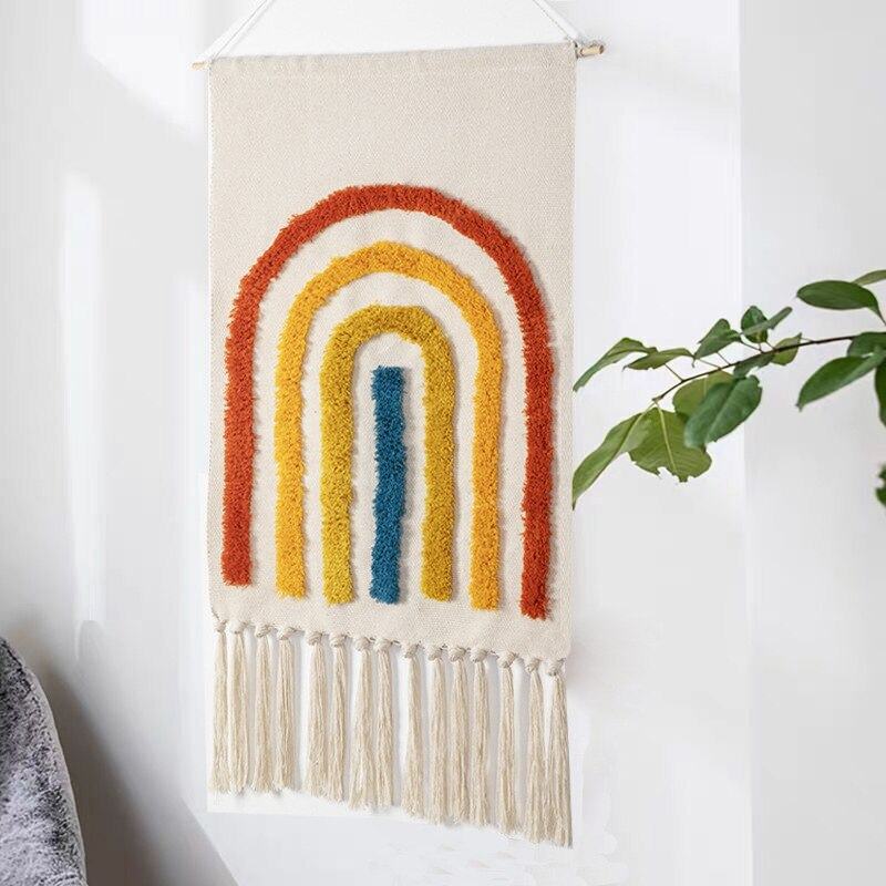 Emeja | Geometrisch Getufted Wandtapijt