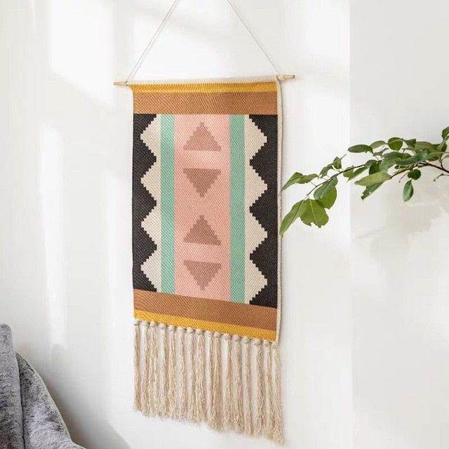 Emeja | Geometrisch Getufted Wandtapijt