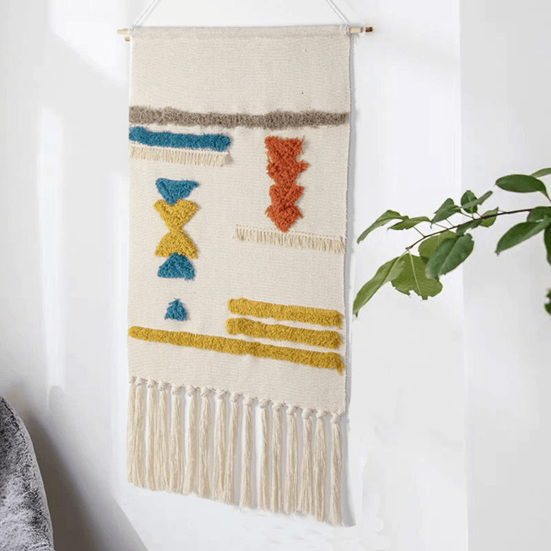 Emeja | Geometrisch Getufted Wandtapijt