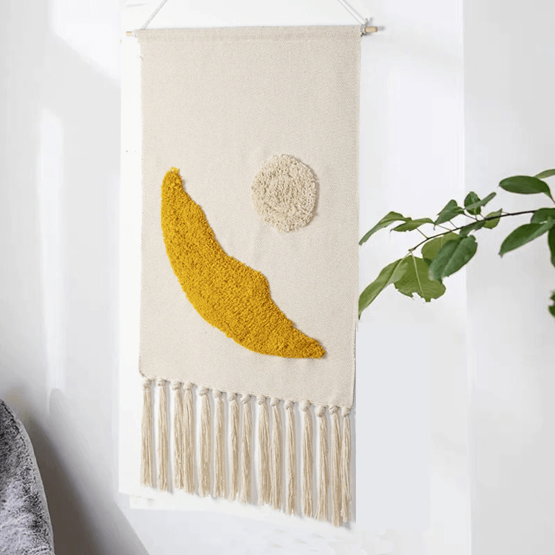 Emeja | Geometrisch Getufted Wandtapijt