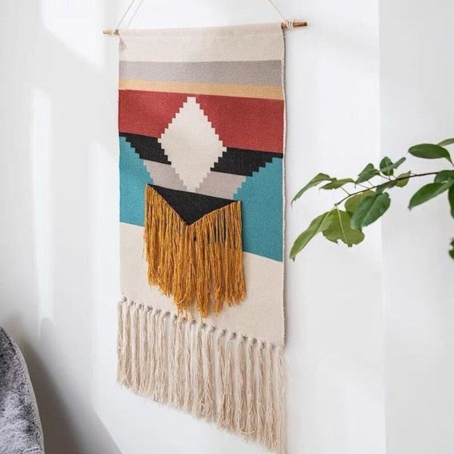 Emeja | Geometrisch Getufted Wandtapijt
