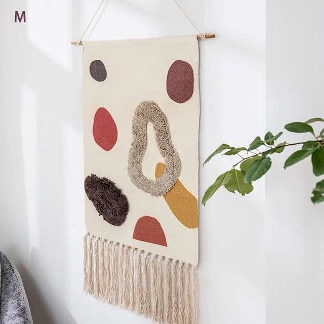 Emeja | Geometrisch Getufted Wandtapijt