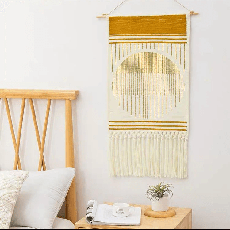 Emeja | Geometrisch Getufted Wandtapijt