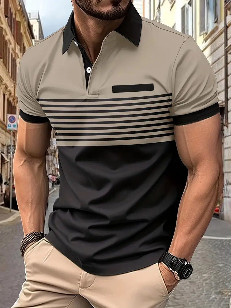 Emeja | Gestreepte Polo Shirt voor Mannen