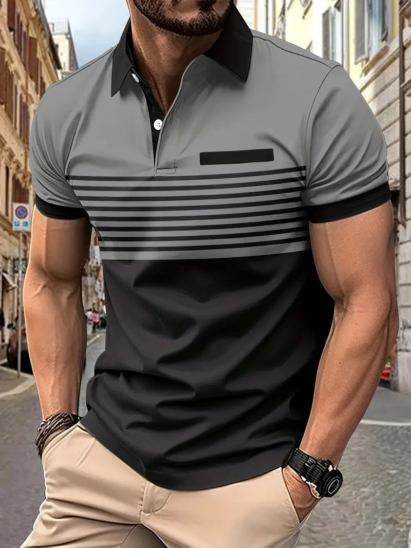 Emeja | Gestreepte Polo Shirt voor Mannen