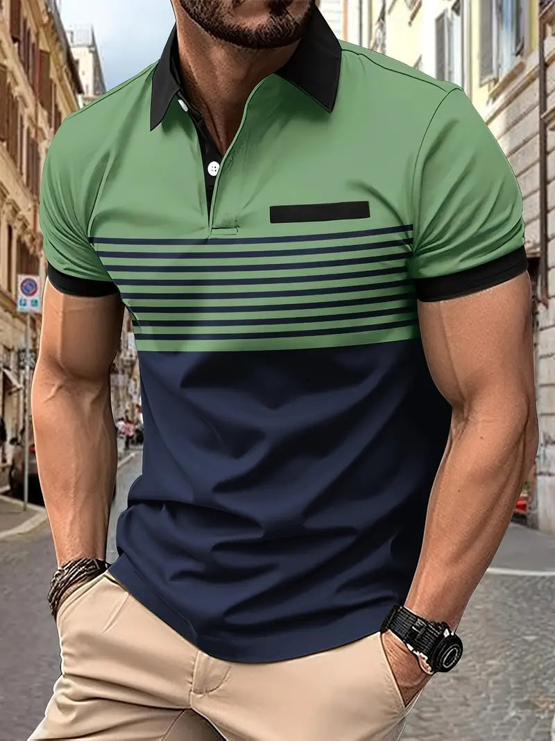 Emeja | Gestreepte Polo Shirt voor Mannen