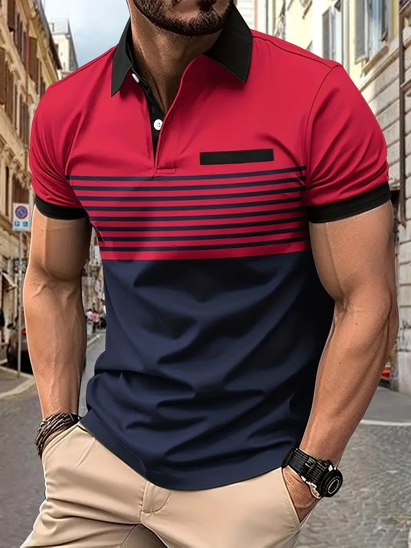 Emeja | Gestreepte Polo Shirt voor Mannen