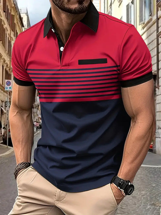 Emeja | Gestreepte Polo Shirt voor Mannen
