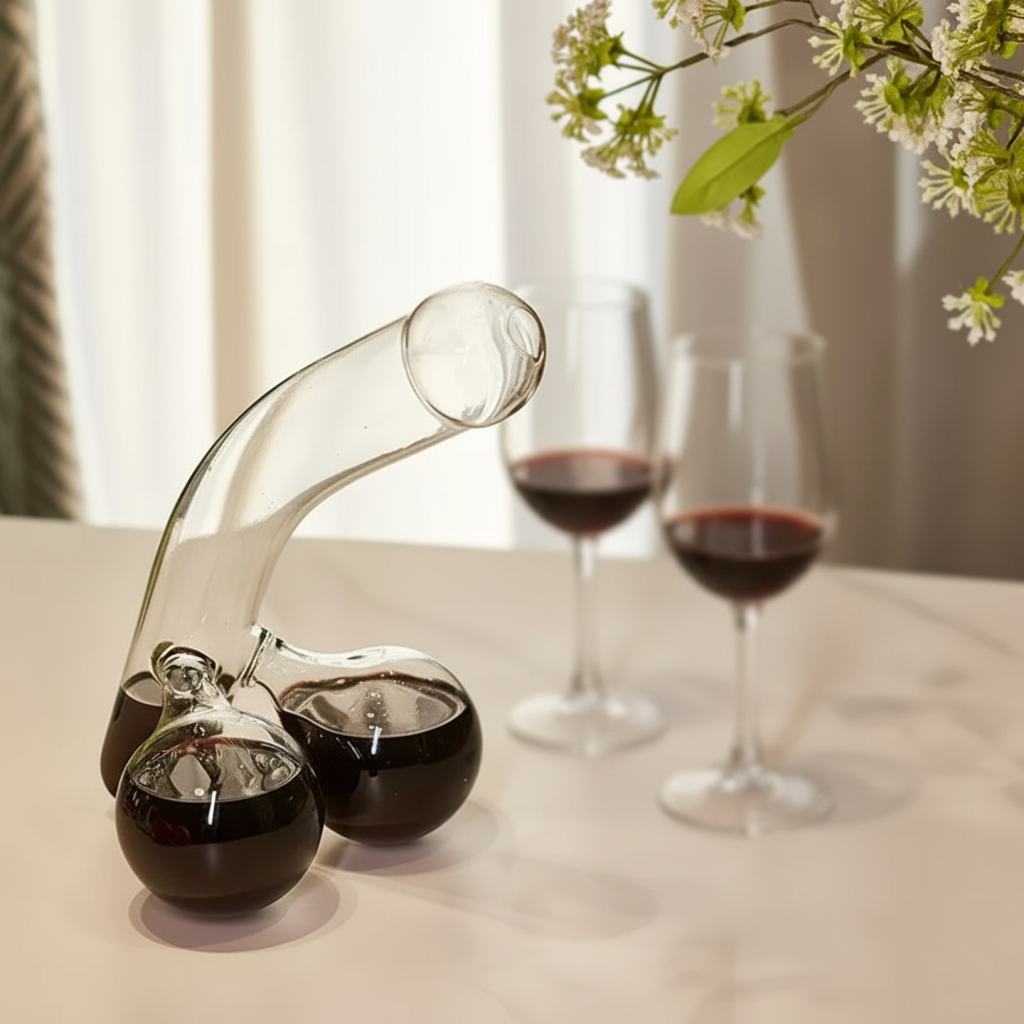 Emeja | Glazen Karaf | Elegante Ontwerp en 650 ml Capaciteit | Helder