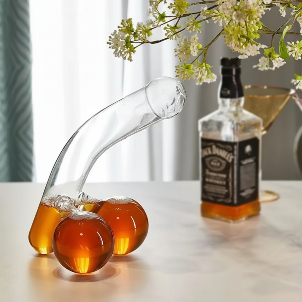 Emeja | Glazen Karaf | Elegante Ontwerp en 650 ml Capaciteit | Helder