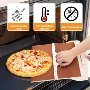 Emeja | Glijdende Pizzaschop – Eenvoudig je Pizza Overdragen & Serveer