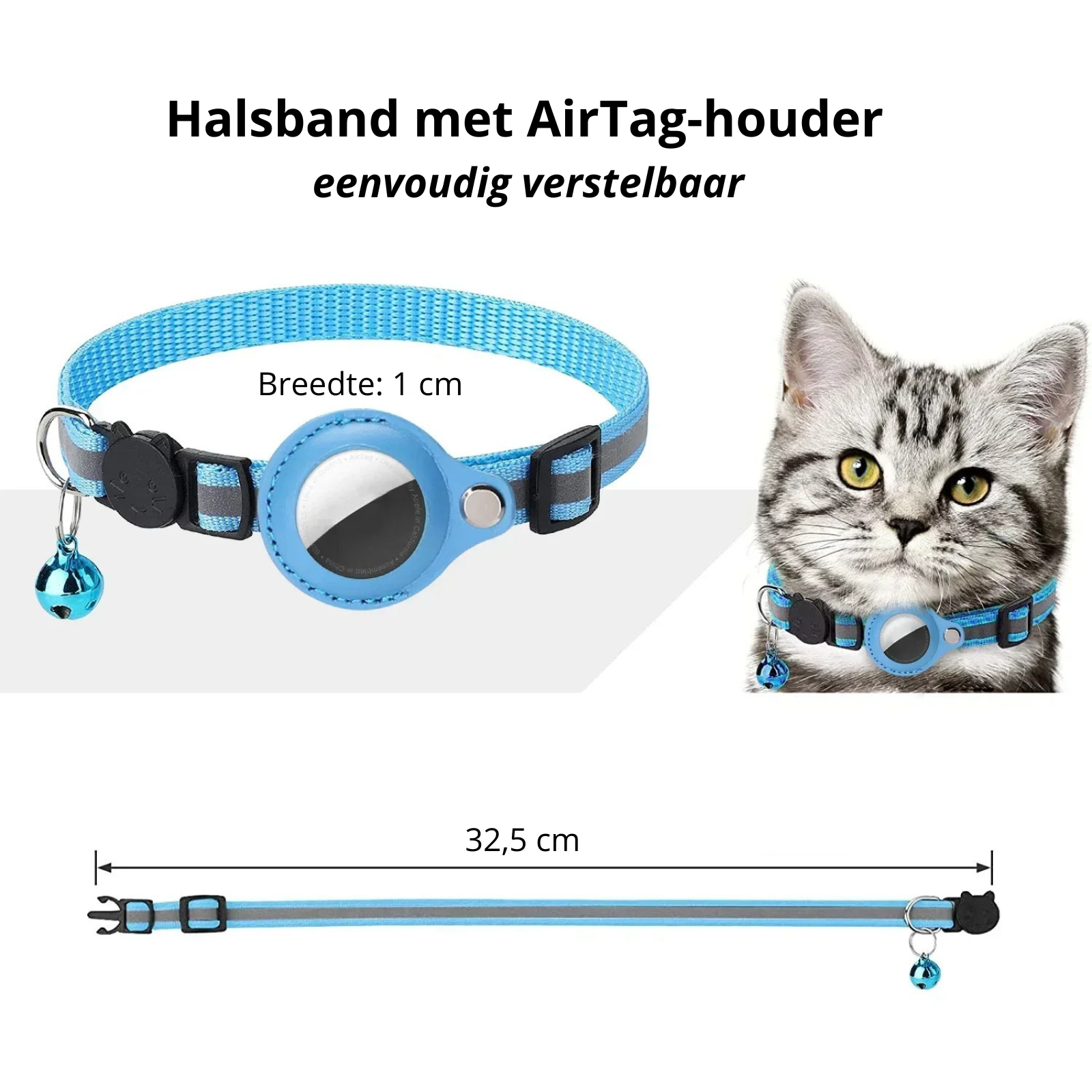 Emeja | GPS Tracker Halsband voor Honden & Katten, Waterdicht