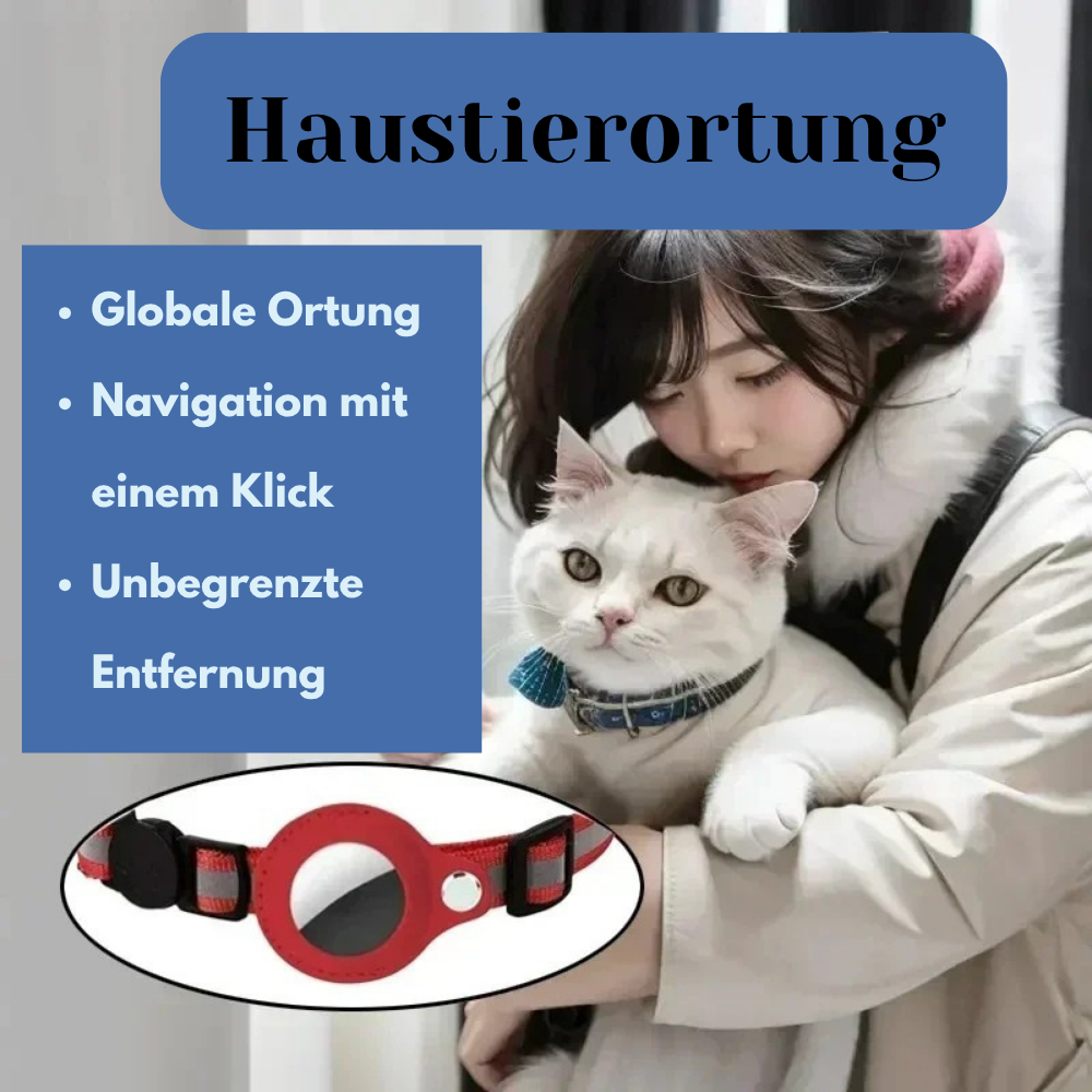 Emeja | GPS Tracker Halsband voor Honden & Katten, Waterdicht
