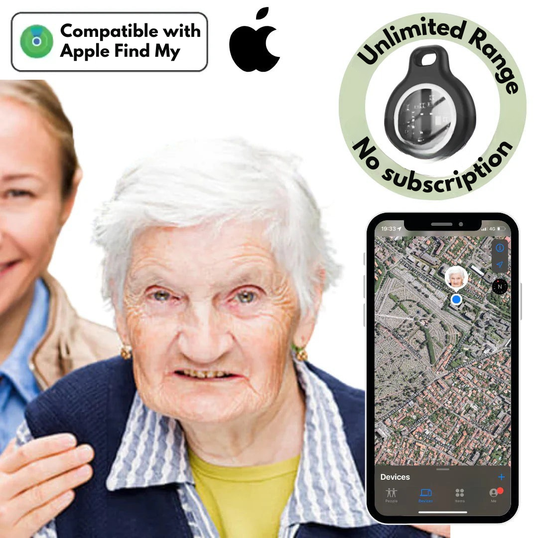 Emeja | GPS Tracker voor Senioren | Real-Time Monitoring, Waterdicht & Geen Abonnementskosten voor Gemoedsrust