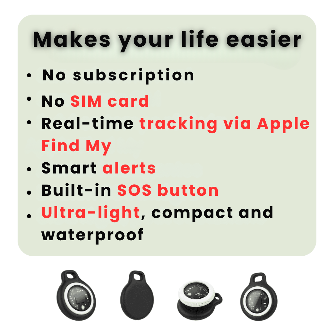 Emeja | GPS Tracker voor Senioren | Real-Time Monitoring, Waterdicht & Geen Abonnementskosten voor Gemoedsrust