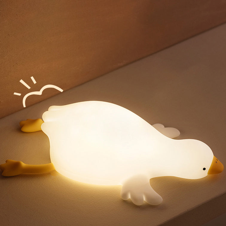 Emeja | Grote Witte Gans Tap Tap LED Nachtlamp