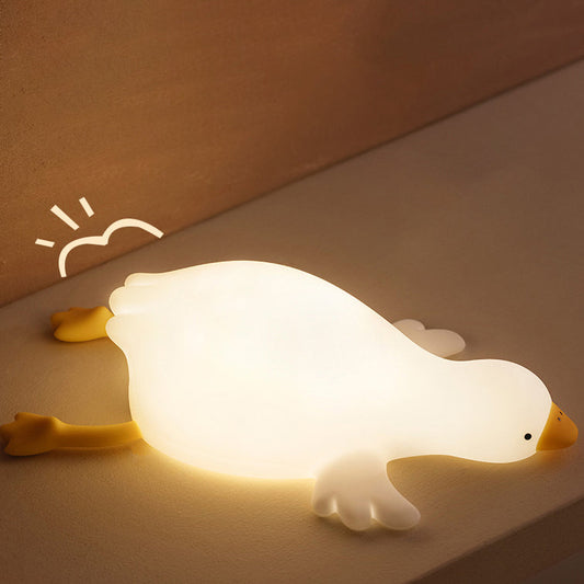 Emeja | Grote Witte Gans Tap Tap LED Nachtlamp