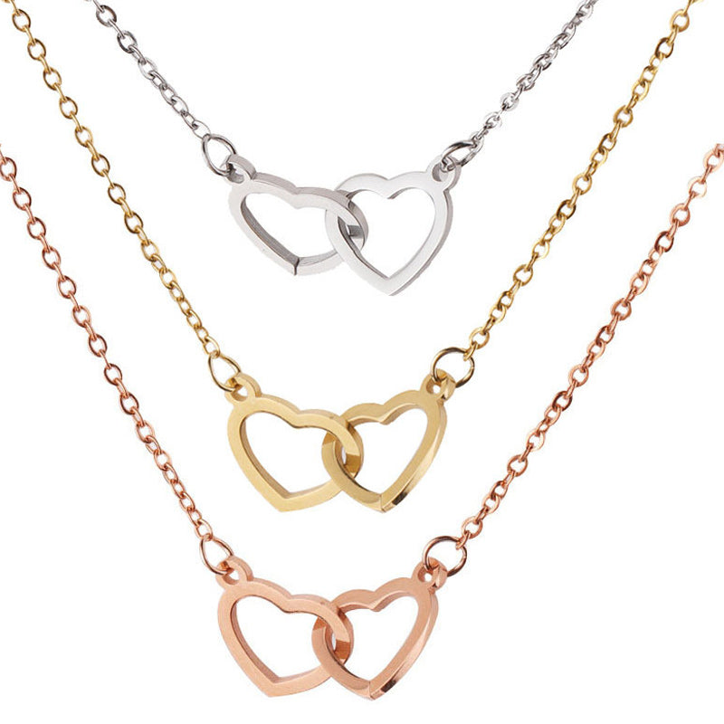 Emeja | Hart Ketting met Roterende Rozen Cadeaubox
