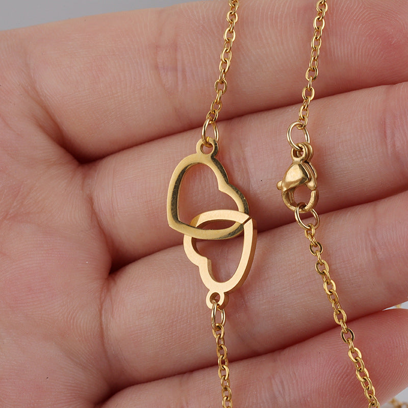Emeja | Hart Ketting met Roterende Rozen Cadeaubox
