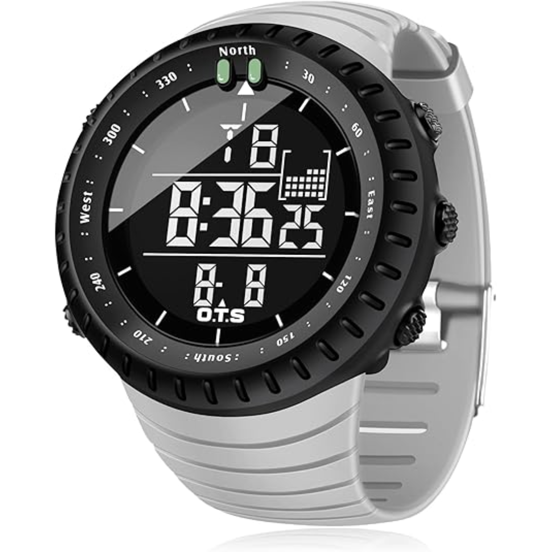 Emeja | Henry Waterdichte Digitale Sporthorloge voor Mannen – Schokbestendig, Tactisch & LED Verlichte Buitenhorloge