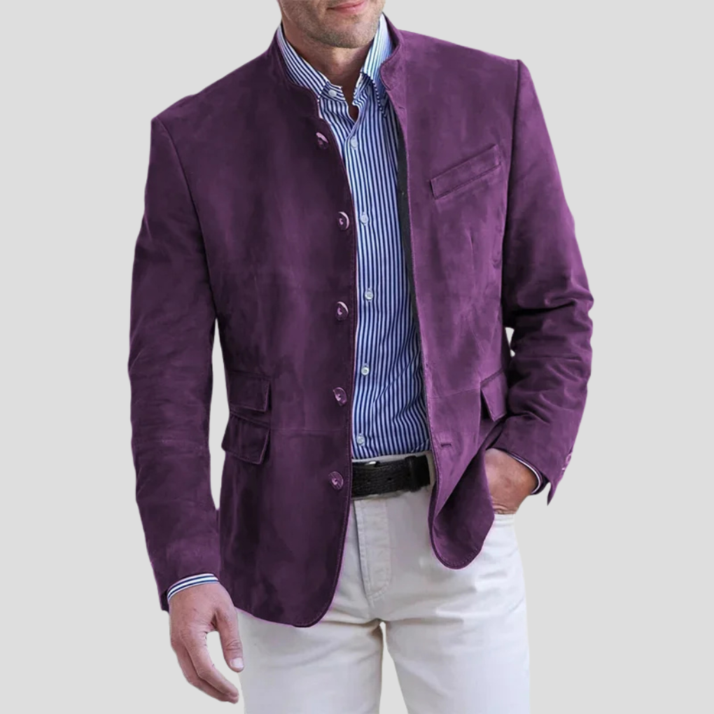 Emeja | Heren Blazer met Mandarin Kraag