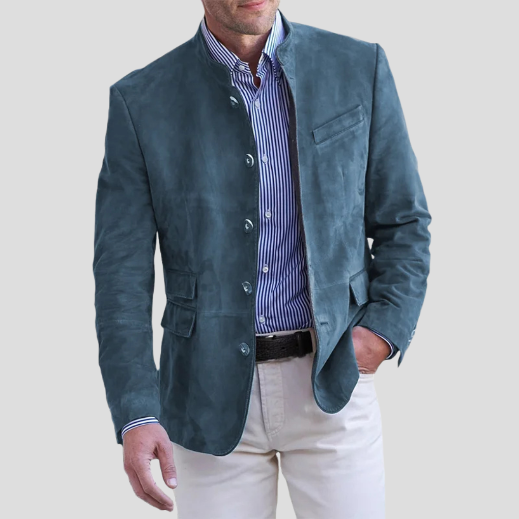 Emeja | Heren Blazer met Mandarin Kraag