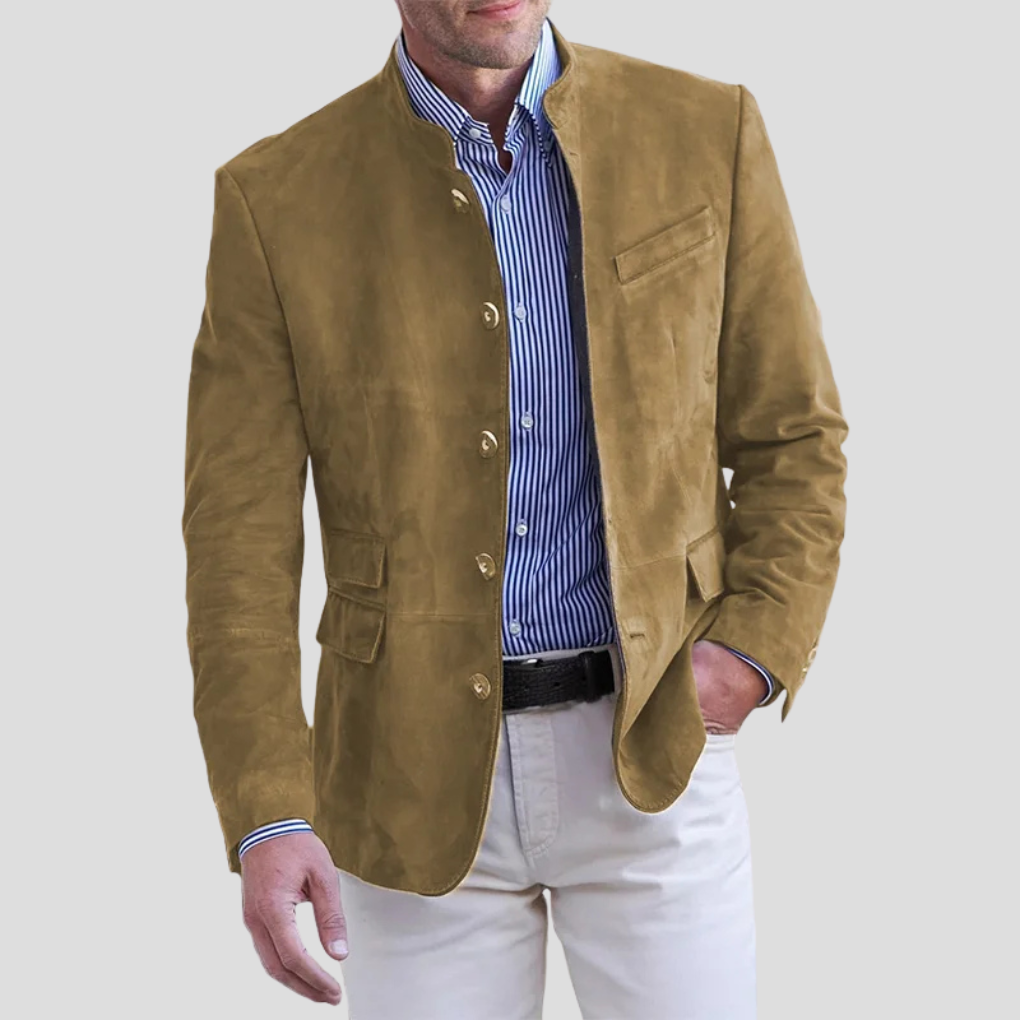 Emeja | Heren Blazer met Mandarin Kraag
