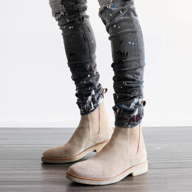 Emeja | Heren Chelsea Boots met Elastische Zijkanten