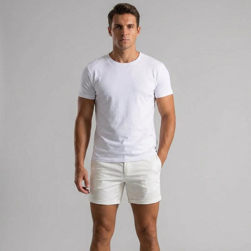 Emeja | Heren Chino Shorts - Tailored Fit