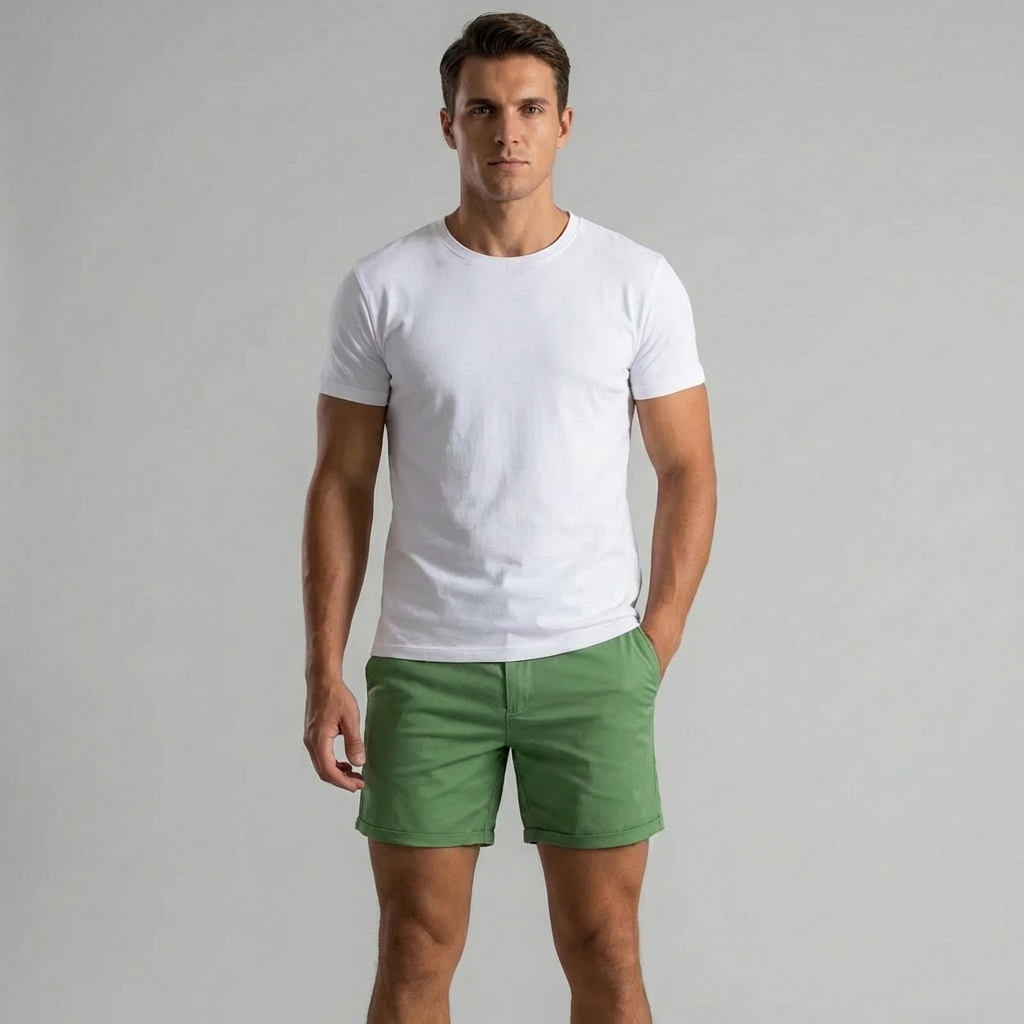Emeja | Heren Chino Shorts - Tailored Fit