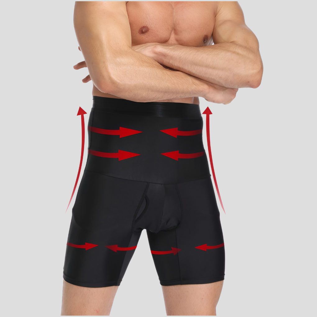 Emeja | Heren High-Waist Compressie Shorts
